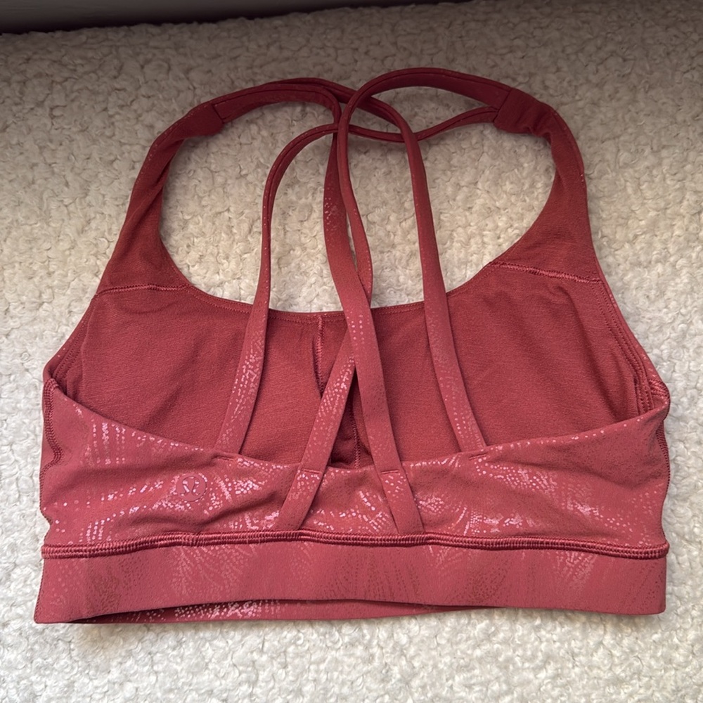 Lululemon Energy Patterned Bra, Size 4 - image 2
